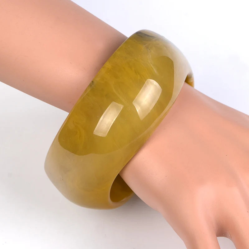 Vintage Resin Cuff Bangles
