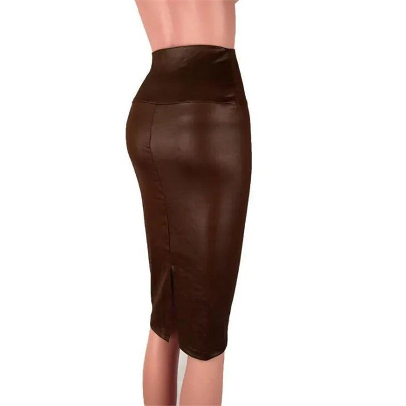 Leather Pencil Skirt
