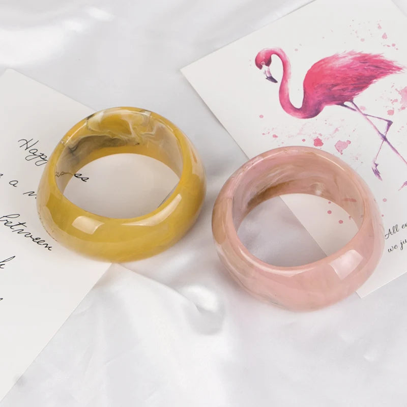 Vintage Resin Cuff Bangles