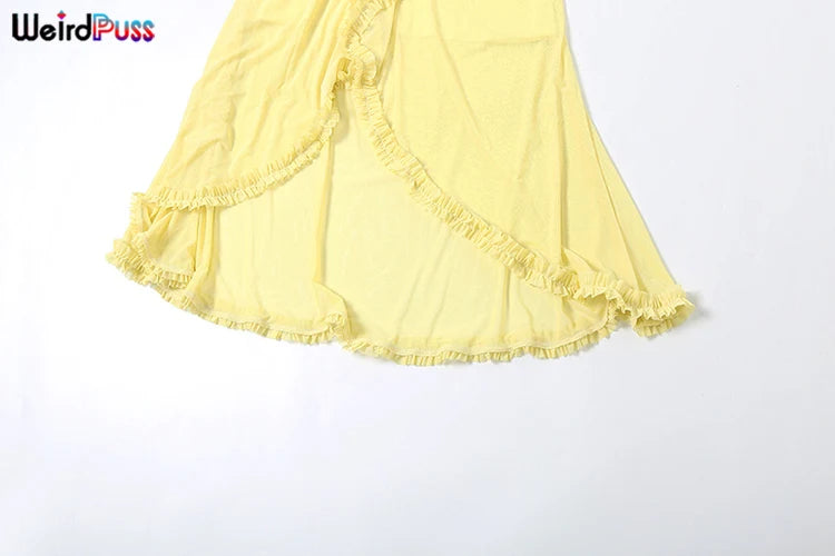 Ruffles Bandage Dress