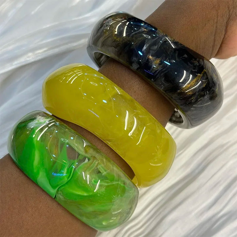 Vintage Resin Cuff Bangles