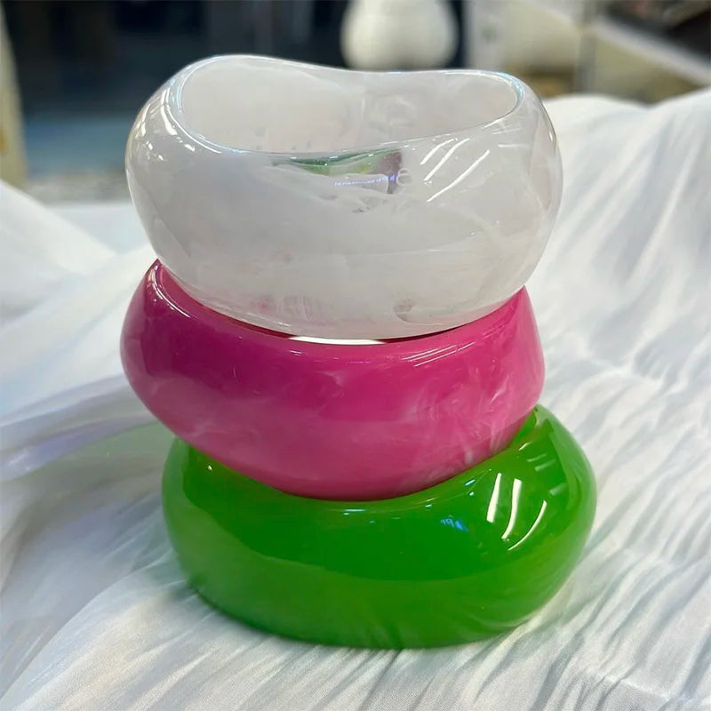 Vintage Resin Cuff Bangles