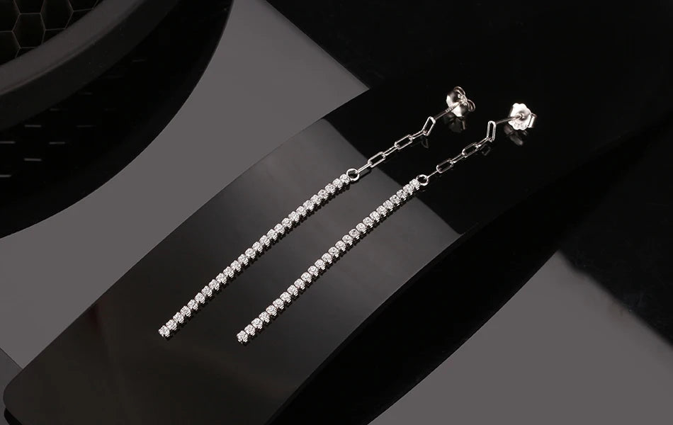 Minimalism Dangle Long Chains Earrings