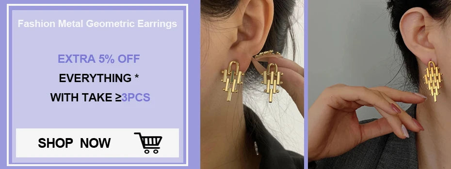 Big Open Round Drop Earrings