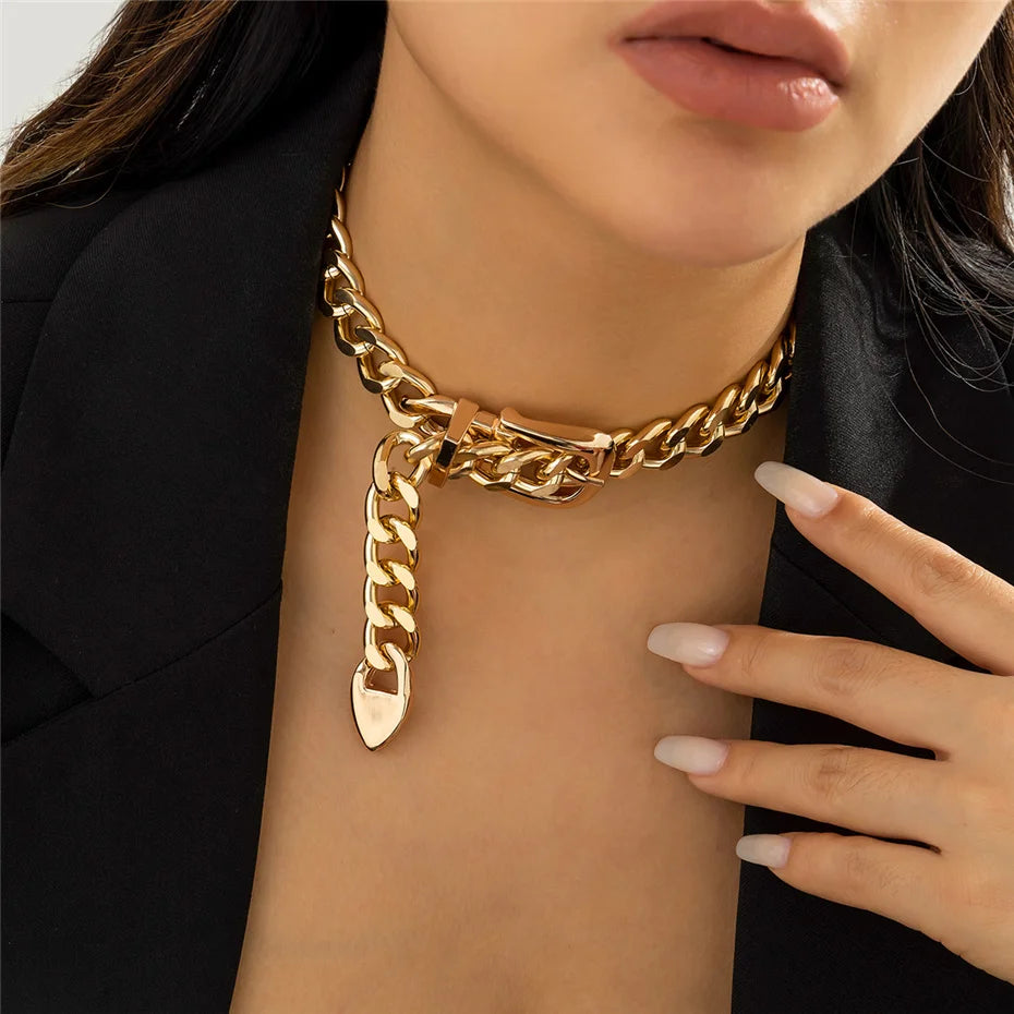 Metal Belt Choker