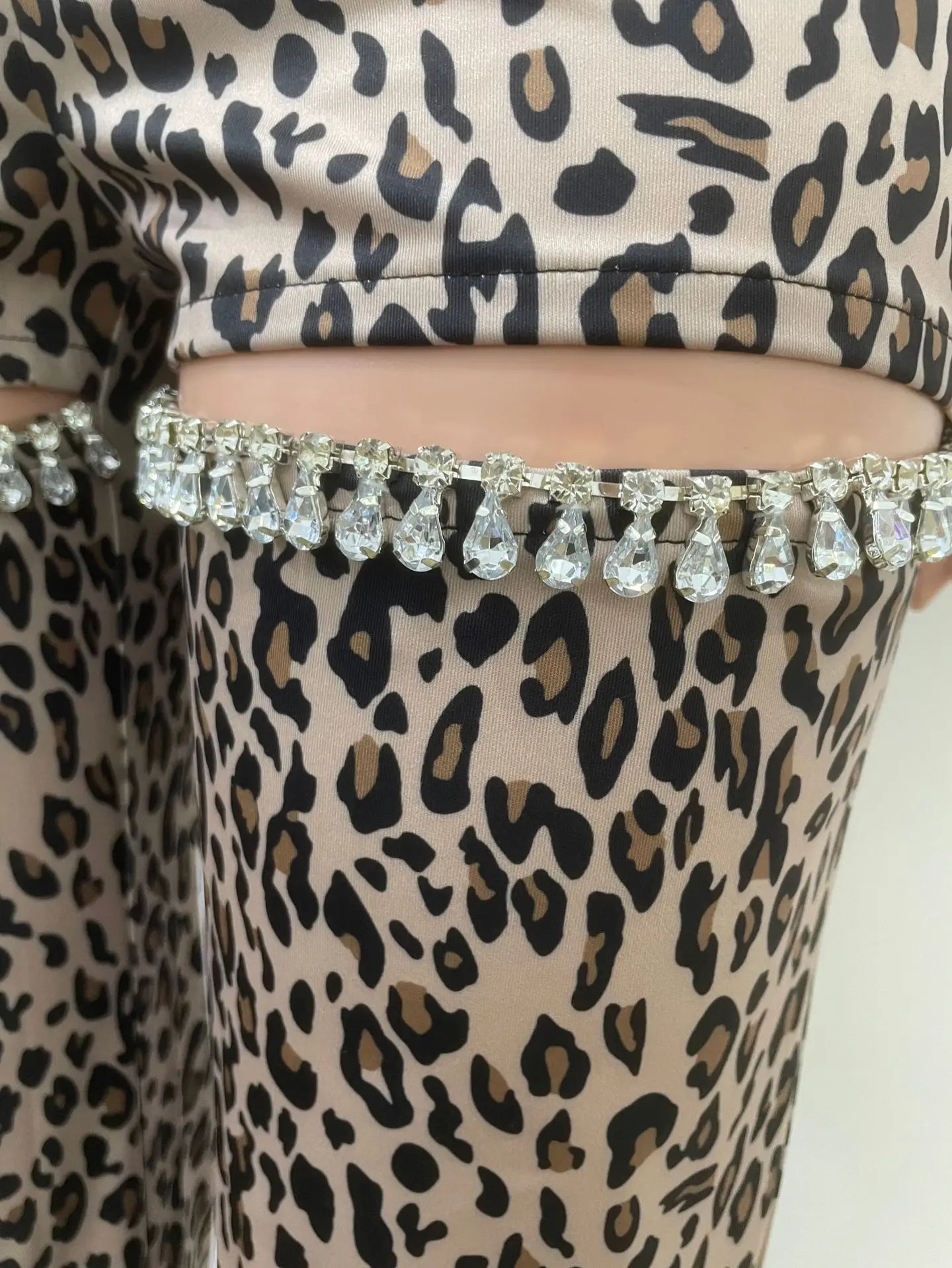 Cutout Diamonds Pants