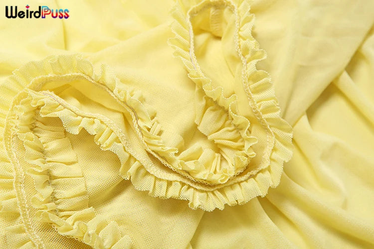 Ruffles Bandage Dress