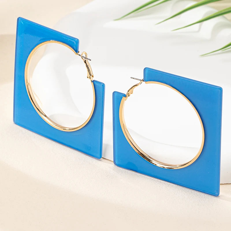 Acrylic Hollow Earrings