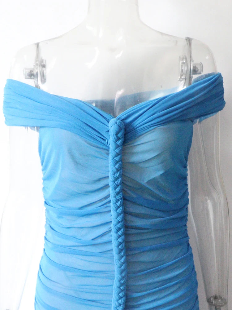 Goddess Mesh Maxi Dress