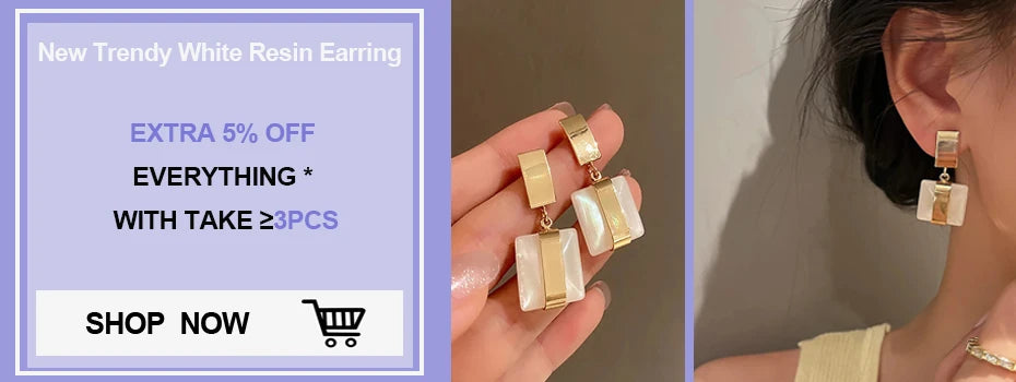 Big Open Round Drop Earrings