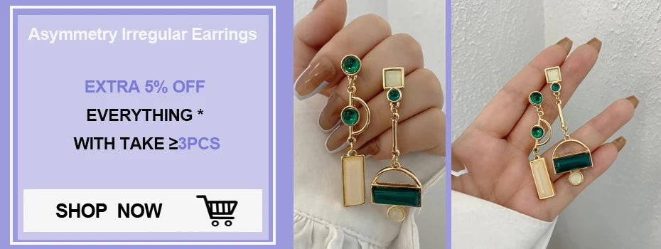 Big Open Round Drop Earrings