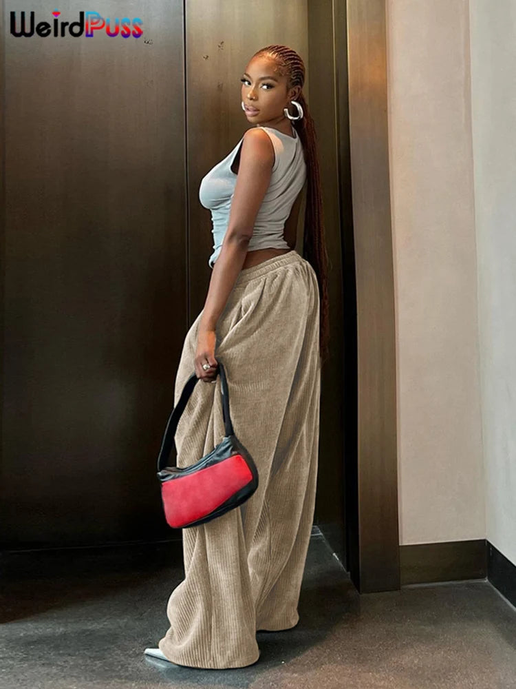 Casual Wide-Leg Pant