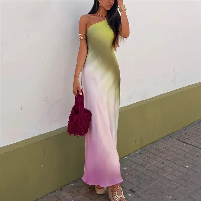 Tie Dye Long Dress