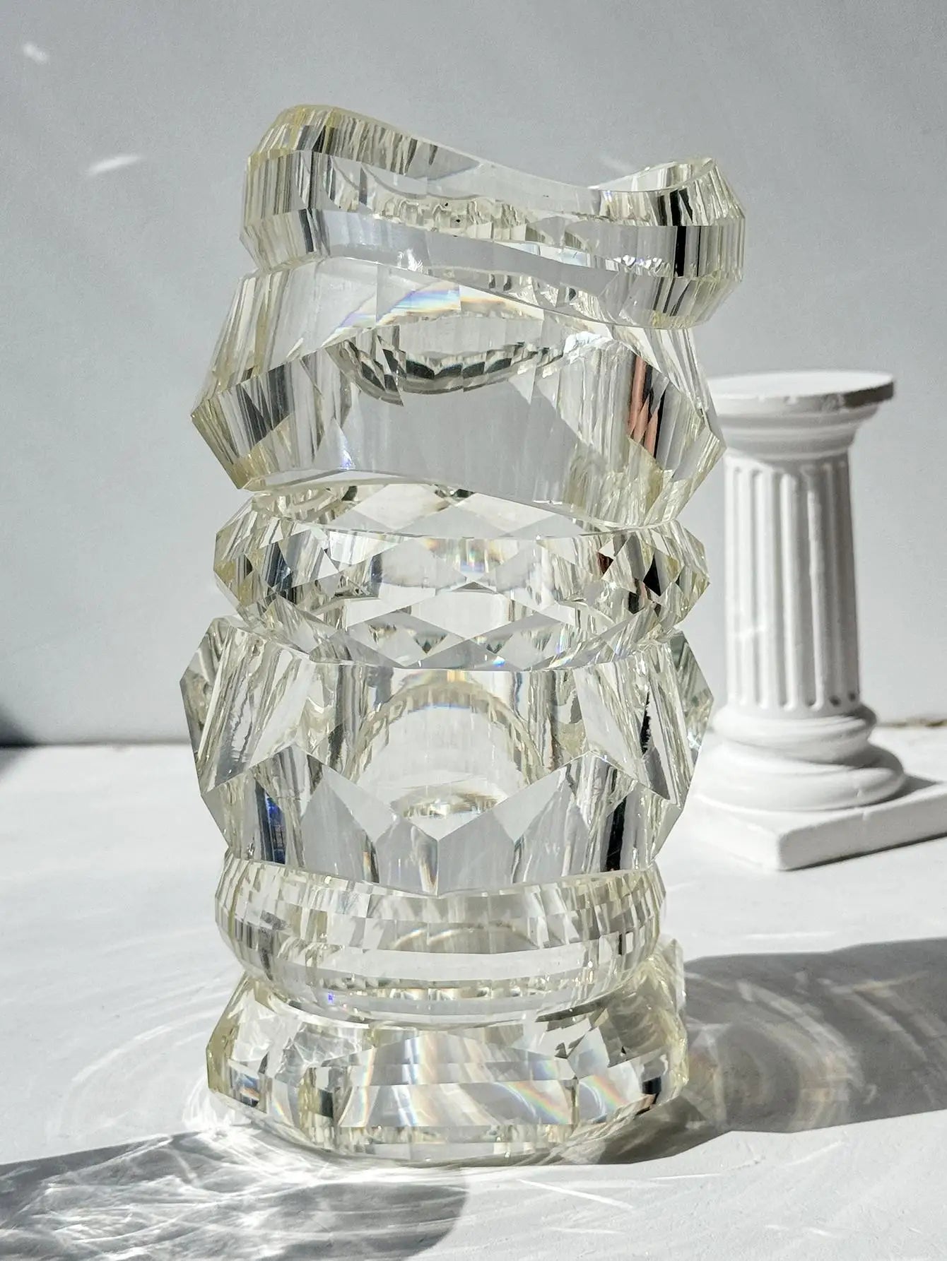 Vintage Transparent Resin Bangle