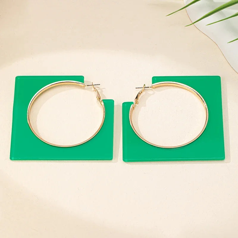 Acrylic Hollow Earrings