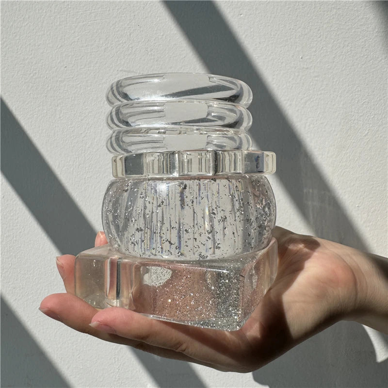 Vintage Transparent Resin Bangle