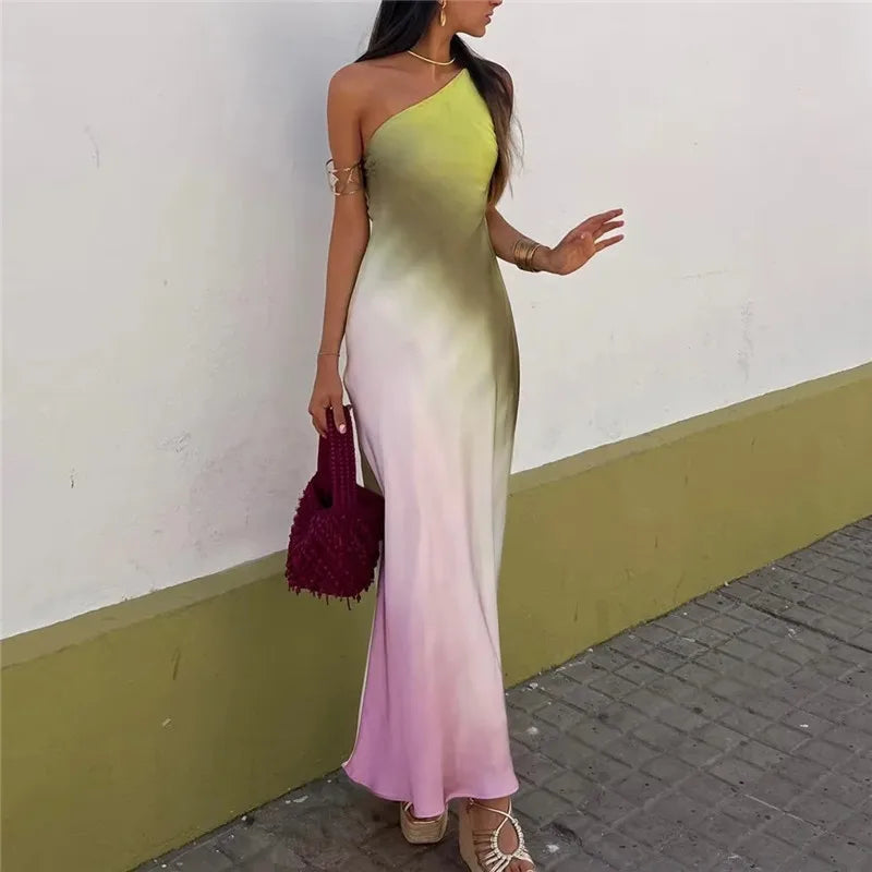 Tie Dye Long Dress
