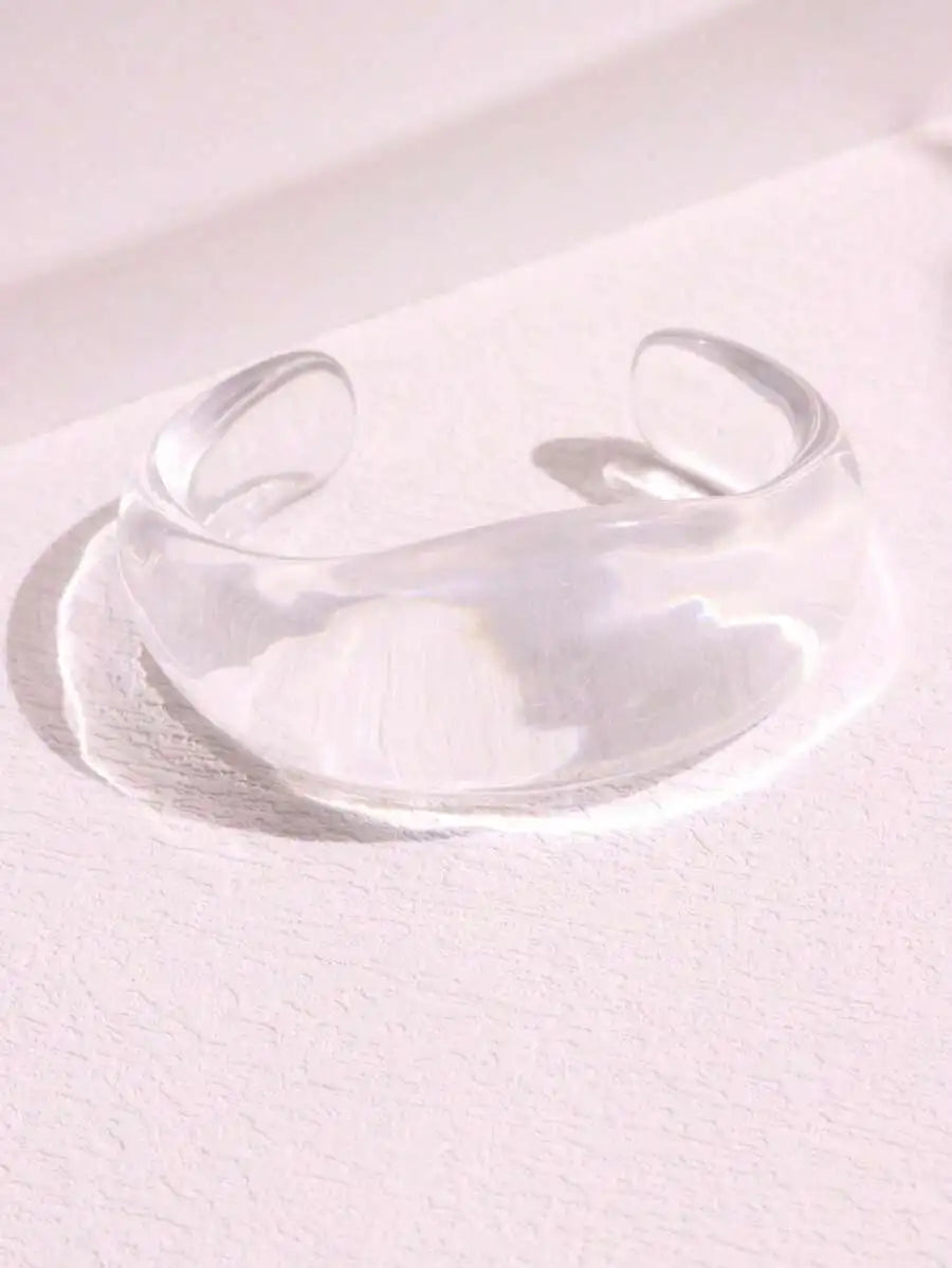 Vintage Transparent Resin Bangle