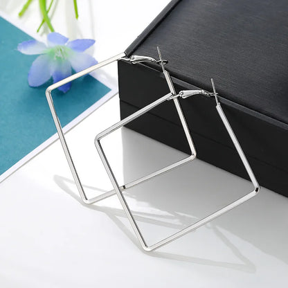 Oversize Geometric Big Hoop Earrings