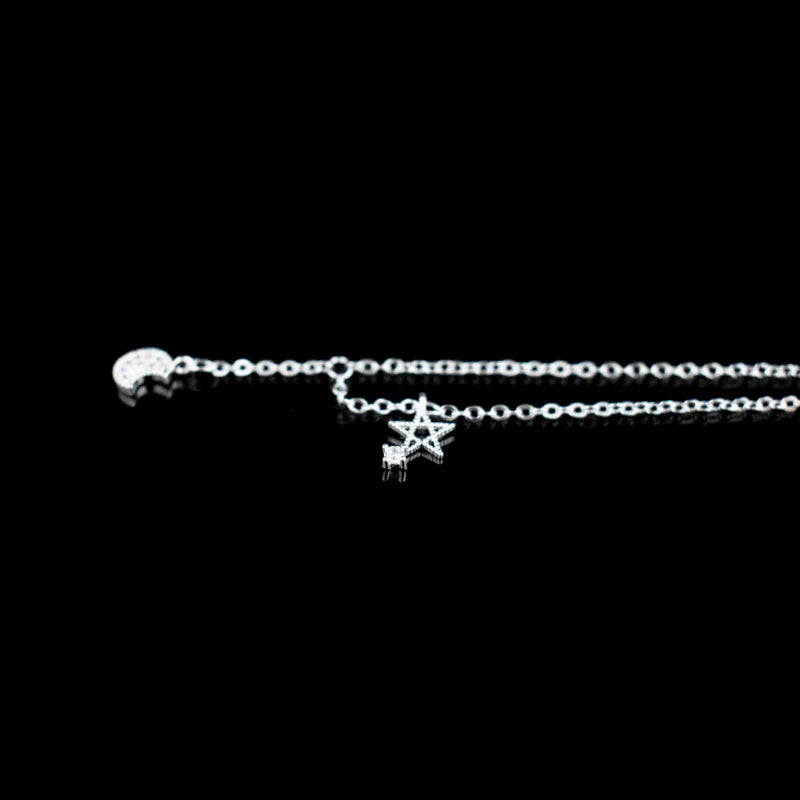 Star & Moon Anklet