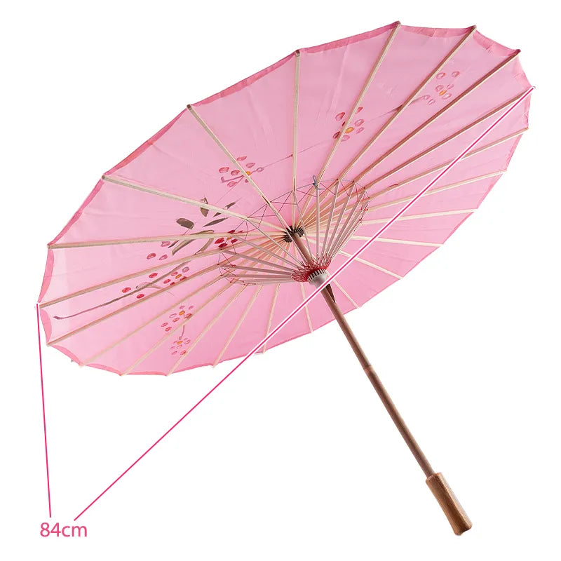 Japanese Cherry Blossoms Cloth Umbrella