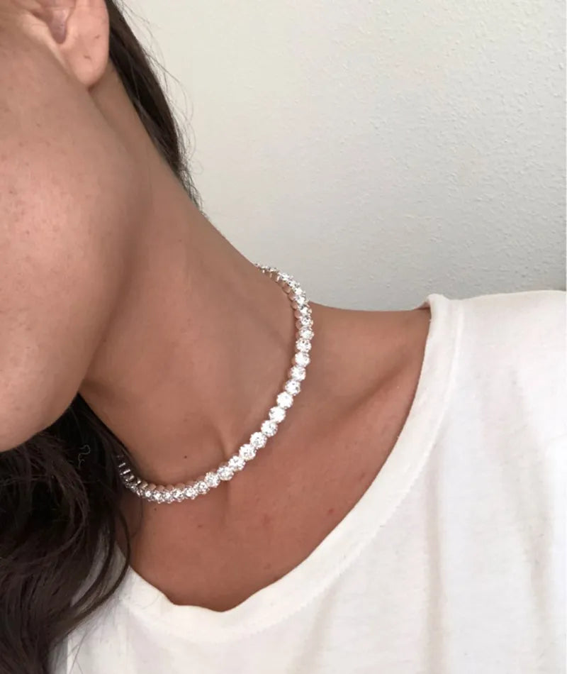 Crystal Rhinestone Choker