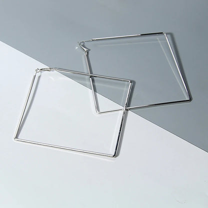 Oversize Geometric Big Hoop Earrings