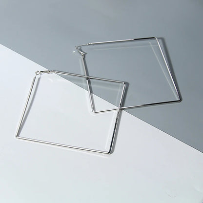 Oversize Geometric Big Hoop Earrings