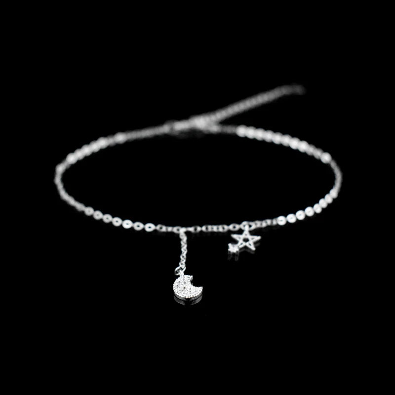 Star & Moon Anklet