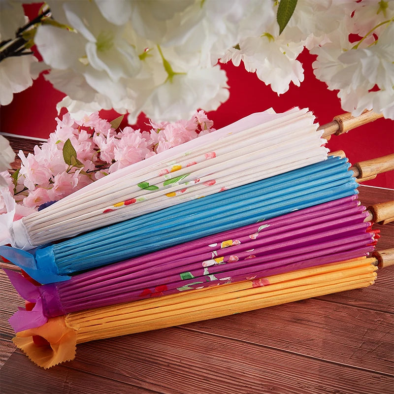 Japanese Cherry Blossoms Cloth Umbrella