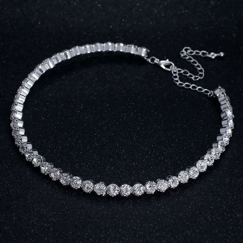 Crystal Rhinestone Choker