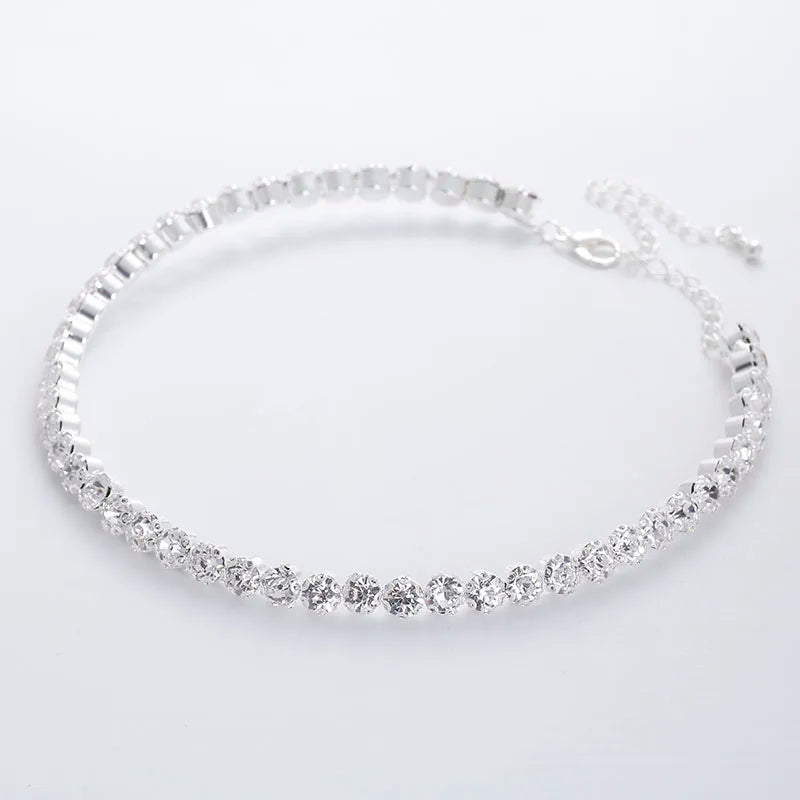 Crystal Rhinestone Choker