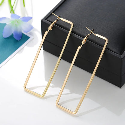 Oversize Geometric Big Hoop Earrings
