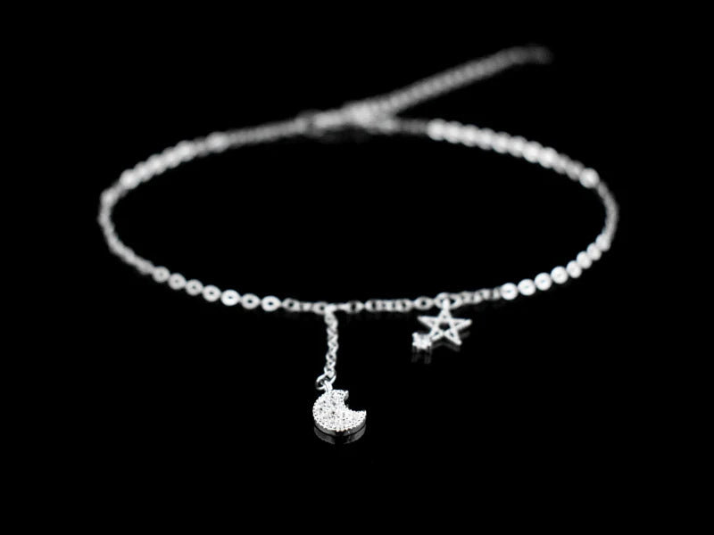 Star & Moon Anklet