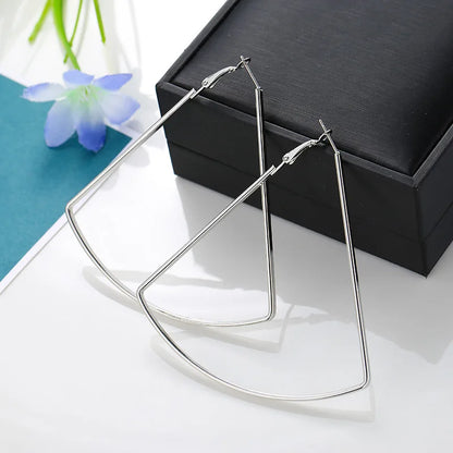 Oversize Geometric Big Hoop Earrings