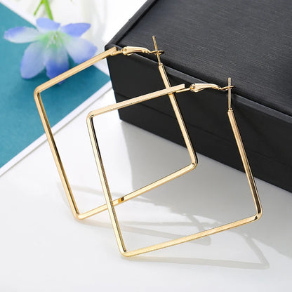 Oversize Geometric Big Hoop Earrings