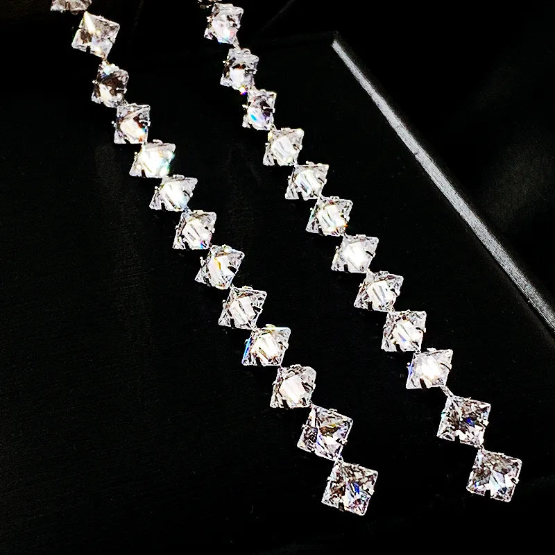 Luxury Rhinestone Crystal Earrings