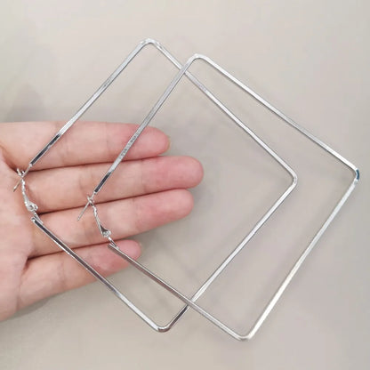 Oversize Geometric Big Hoop Earrings