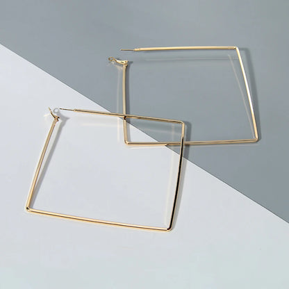 Oversize Geometric Big Hoop Earrings