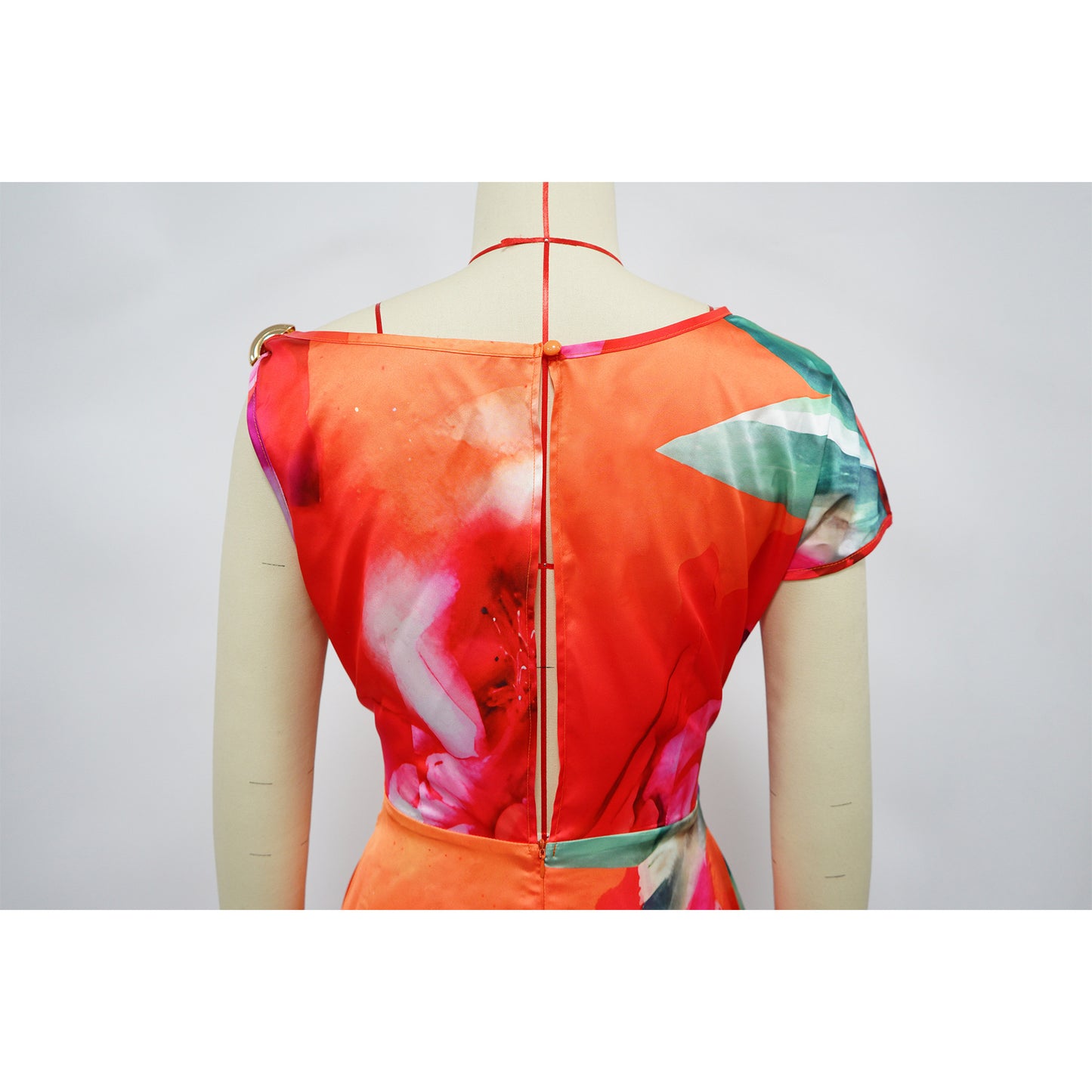 Tie Dye Sleeveless V-neck Jumpsuit
