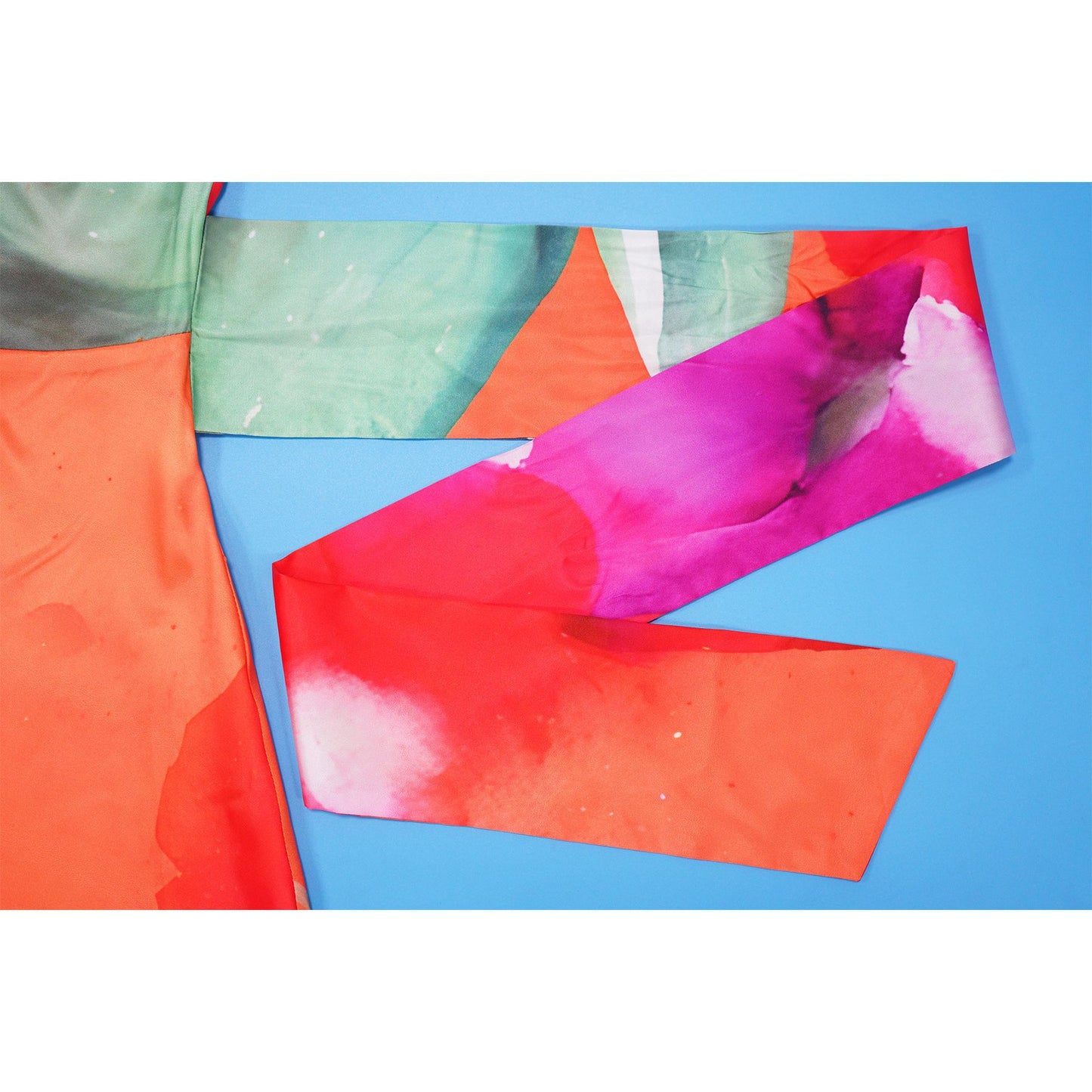 Tie Dye Sleeveless V-neck Jumpsuit