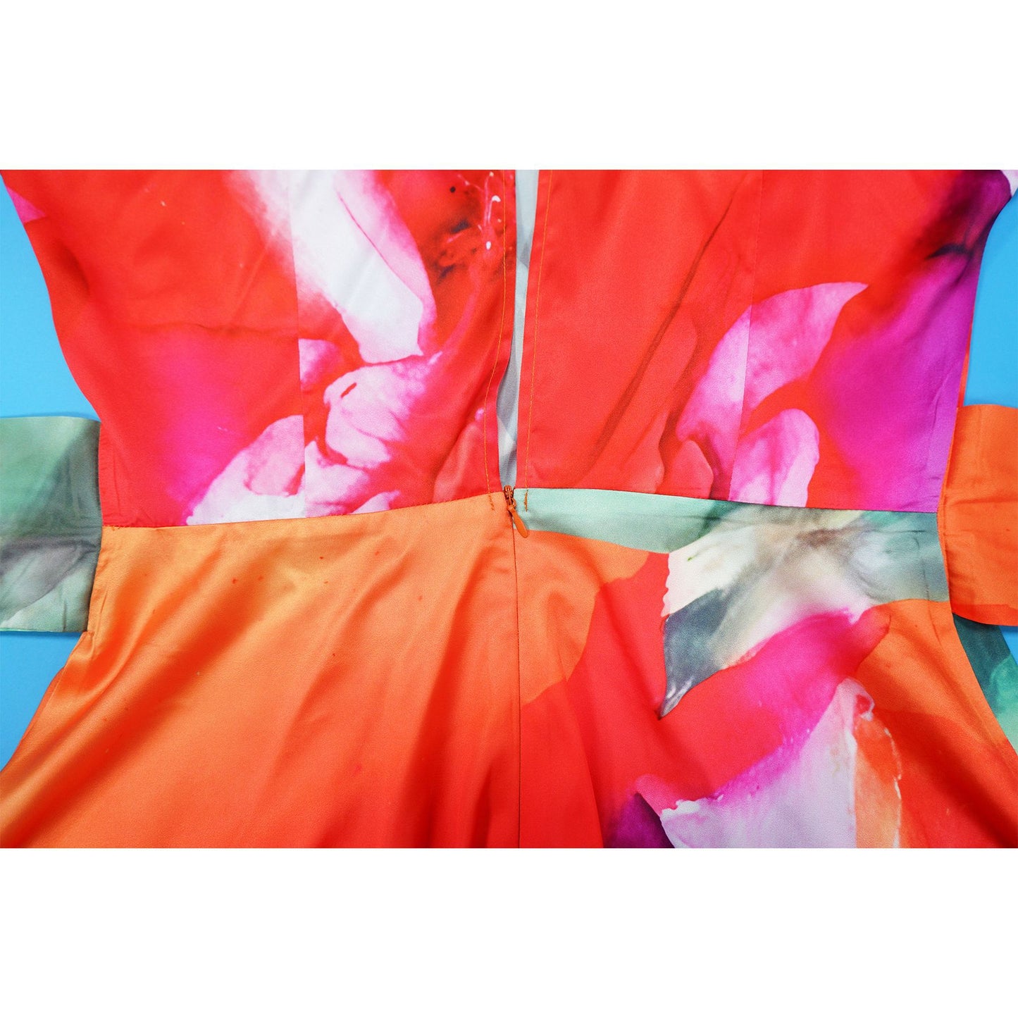 Tie Dye Sleeveless V-neck Jumpsuit