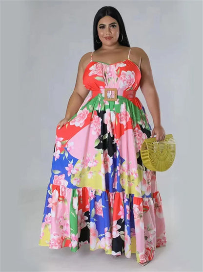 Flowers Maxi Dress