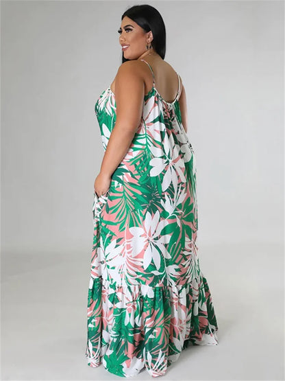Flowers Maxi Dress