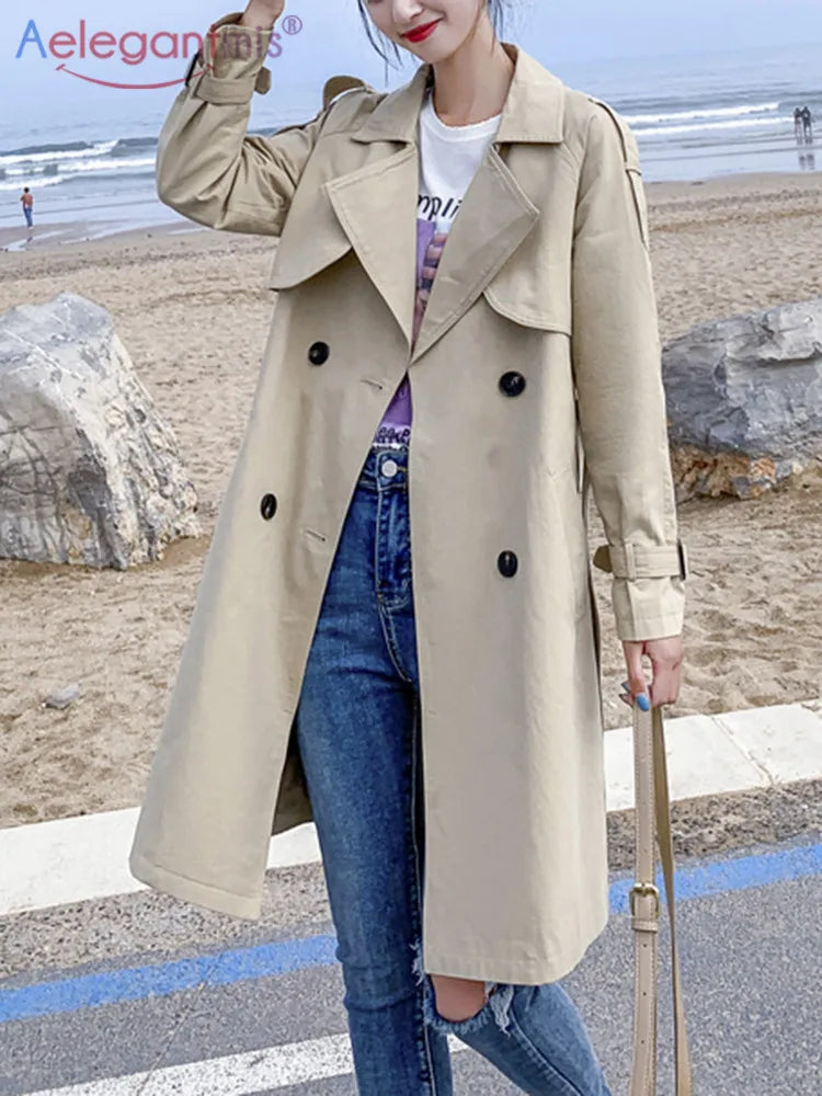 Double Breasted Trench Coat