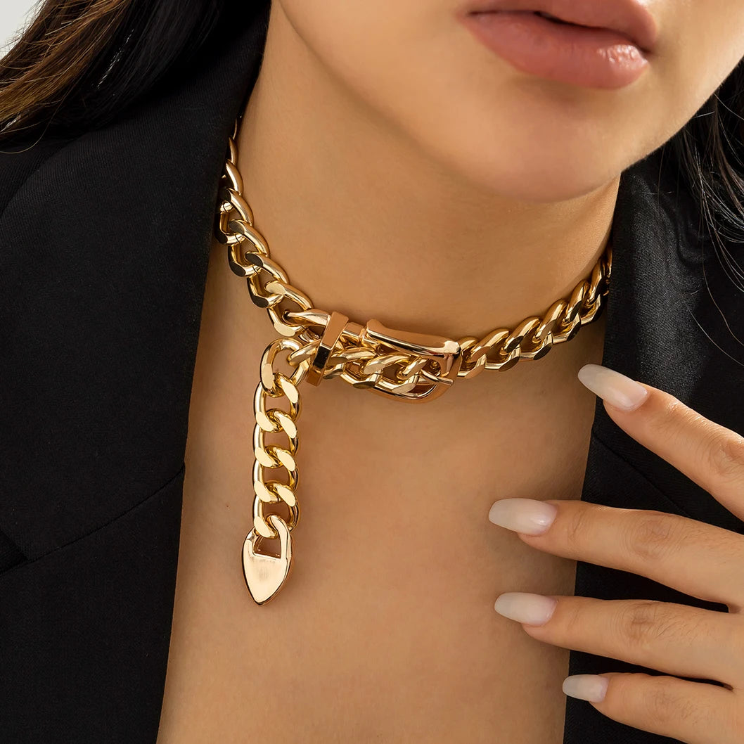 Metal Belt Choker