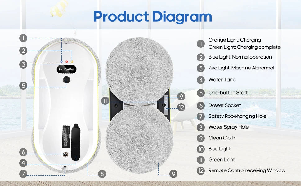 Automatic Water Spray Cleaning Robot