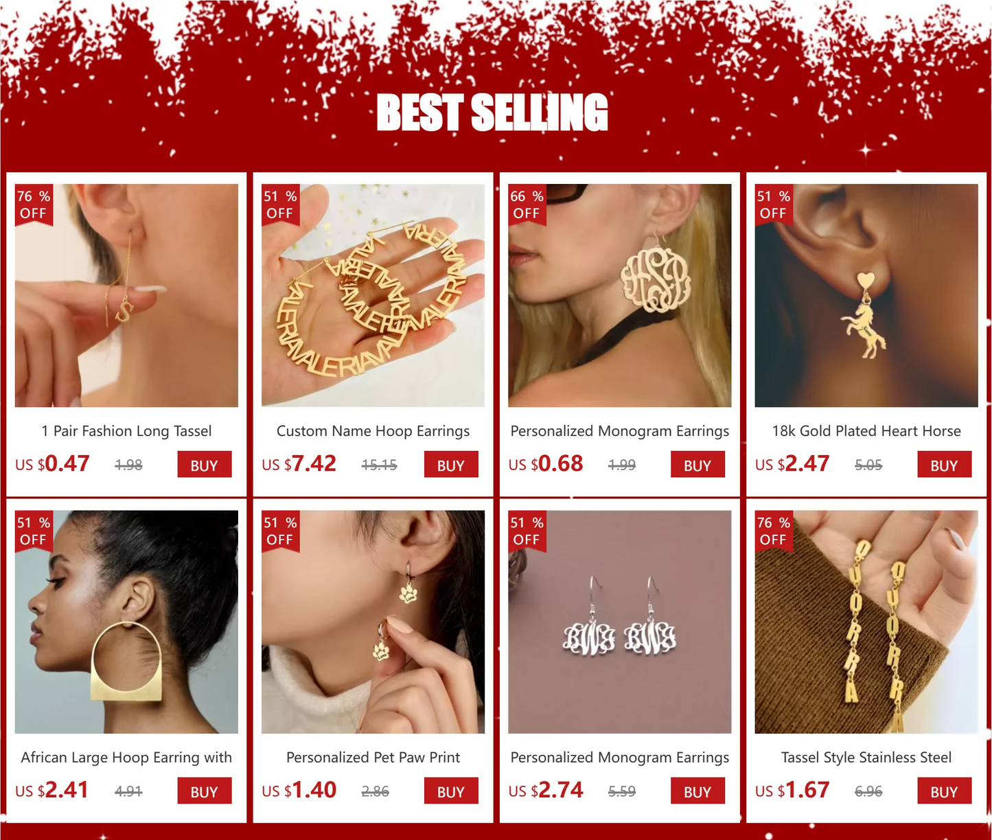 Squiggle Earrings
