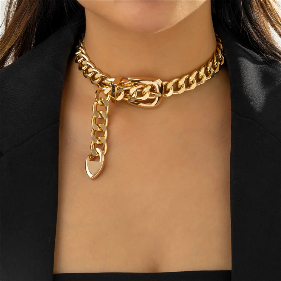 Metal Belt Choker