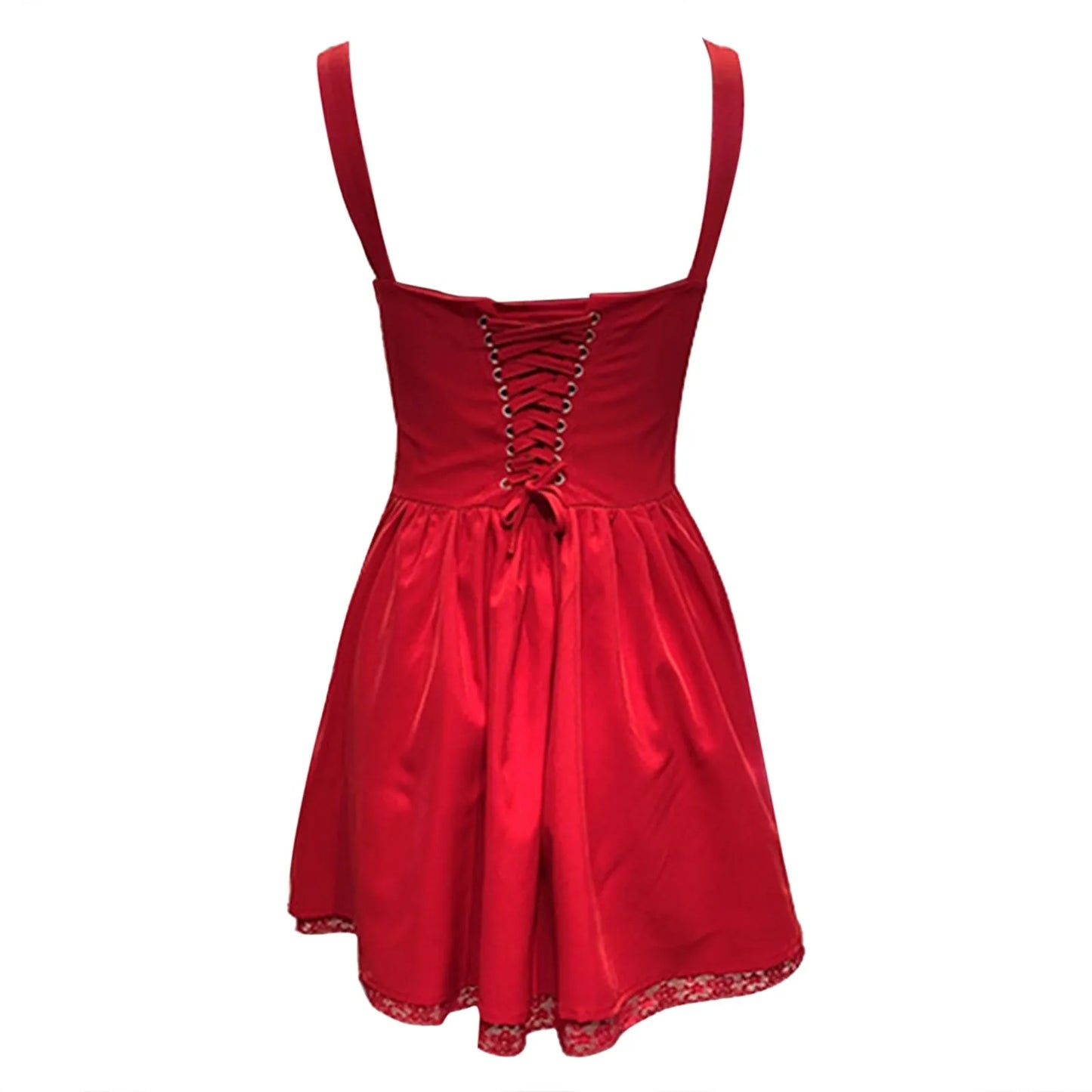 French Bow Spaghetti Strap Dress